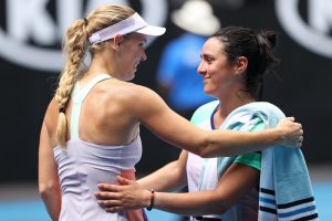 Wozniacki Jabeur Australian Open 2020