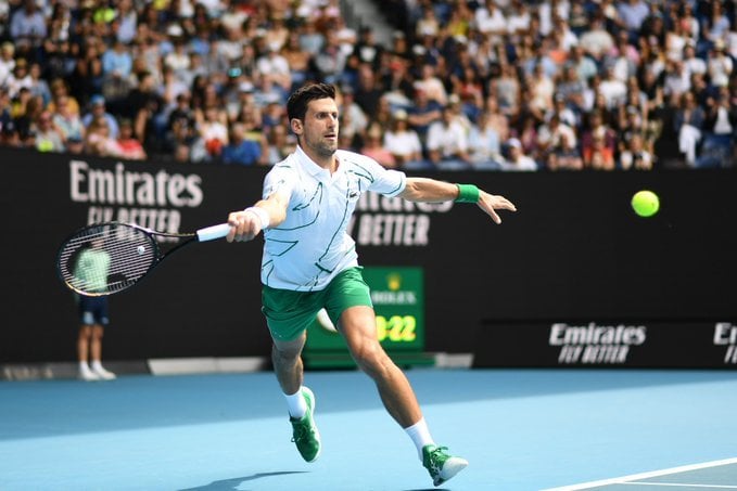 Djokovic Schwartzman Open Australia 2020