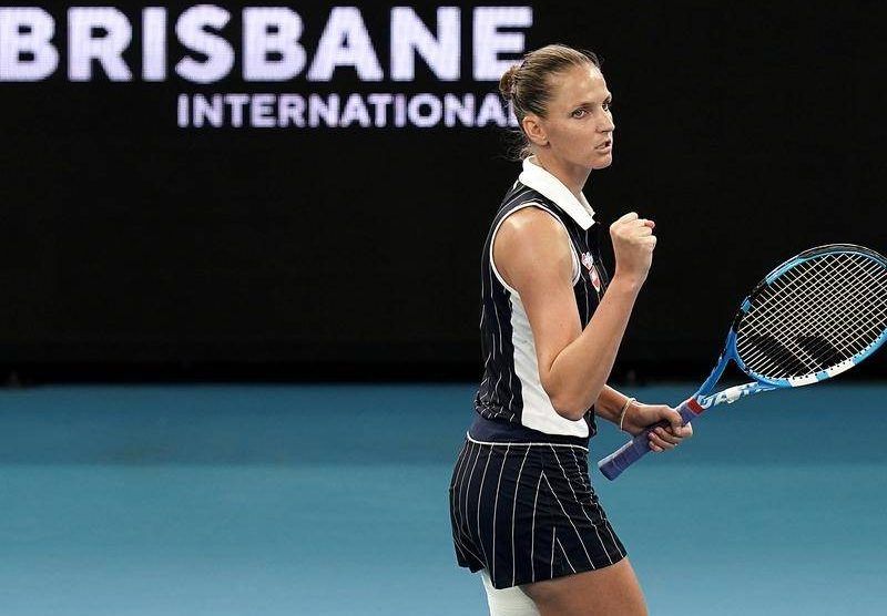 Pliskova Keys WTA Brisbane 2020