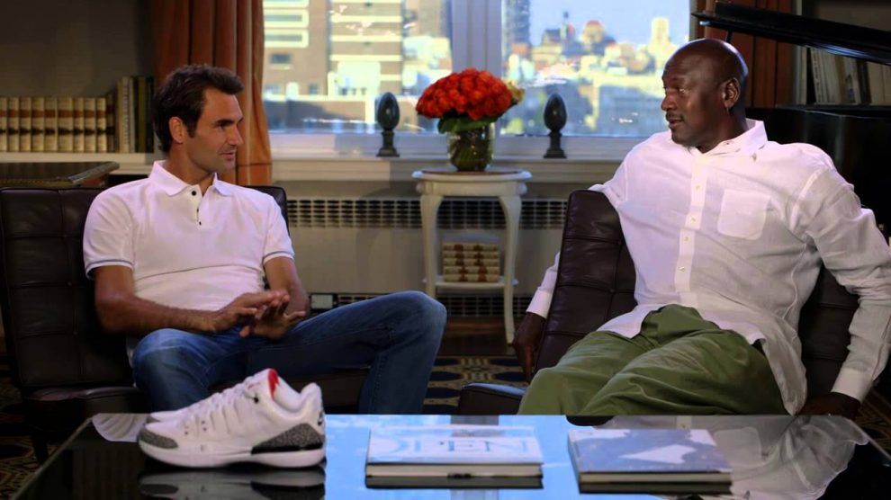 Federer ídolo infancia jordan