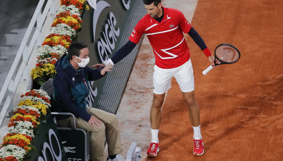 Djokovic tras su nuevo pelotazo: “Fue una situación muy incómoda”