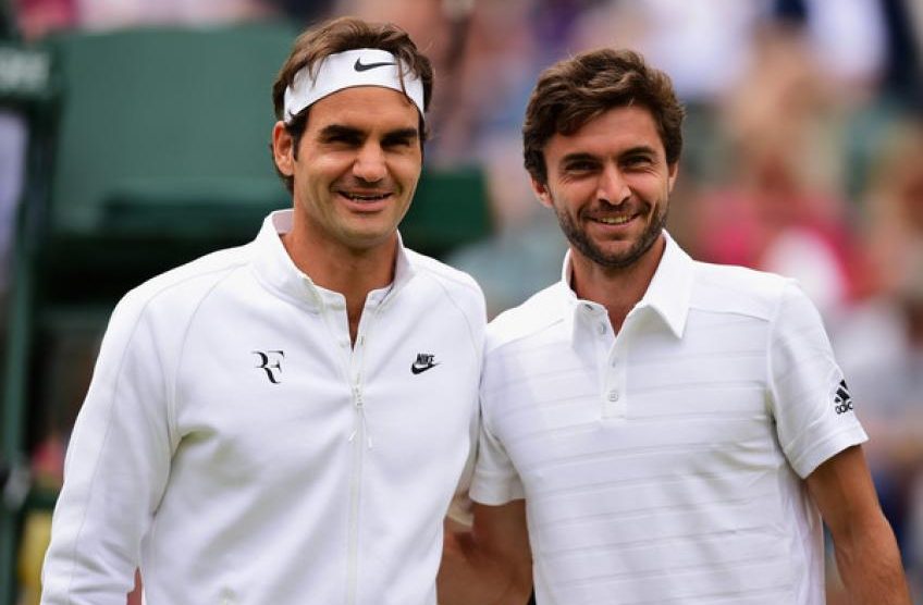 Simon récords Federer