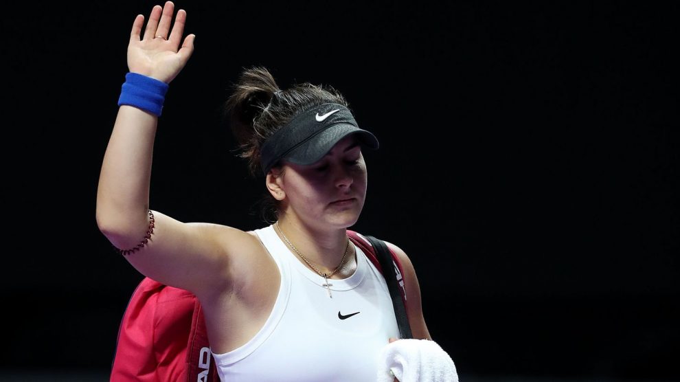 Andreescu declaraciones tenis 2021