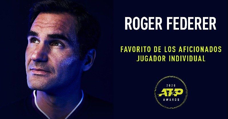 Federer agradece por ser elegido “favorito de los fans”