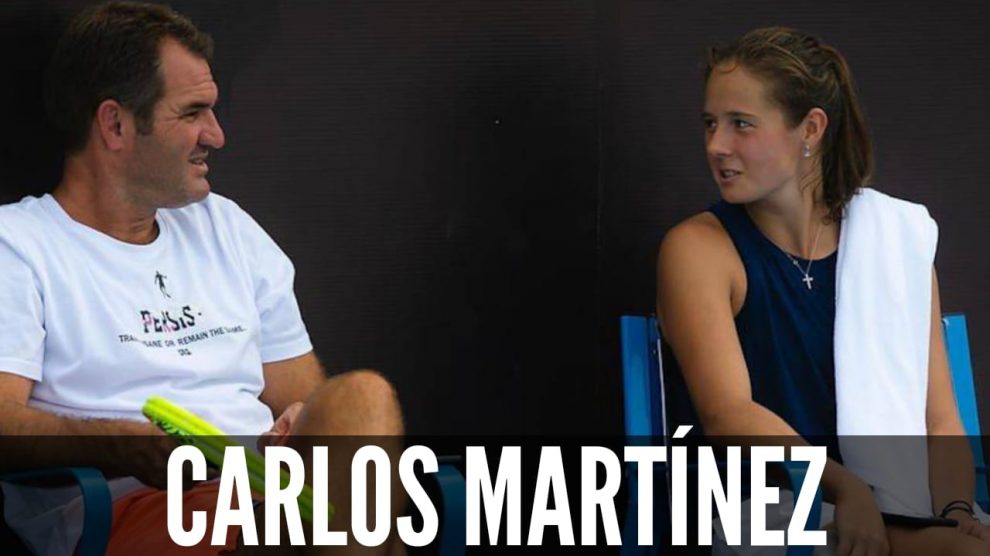 Carlos Martínez: "Veo que Daria Kasatkina ha dado ese paso adelante para meterse arriba" -