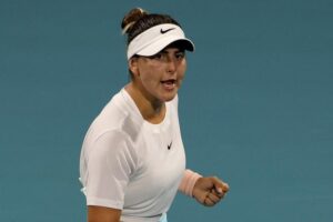 Andreescu Muguruza Miami Open