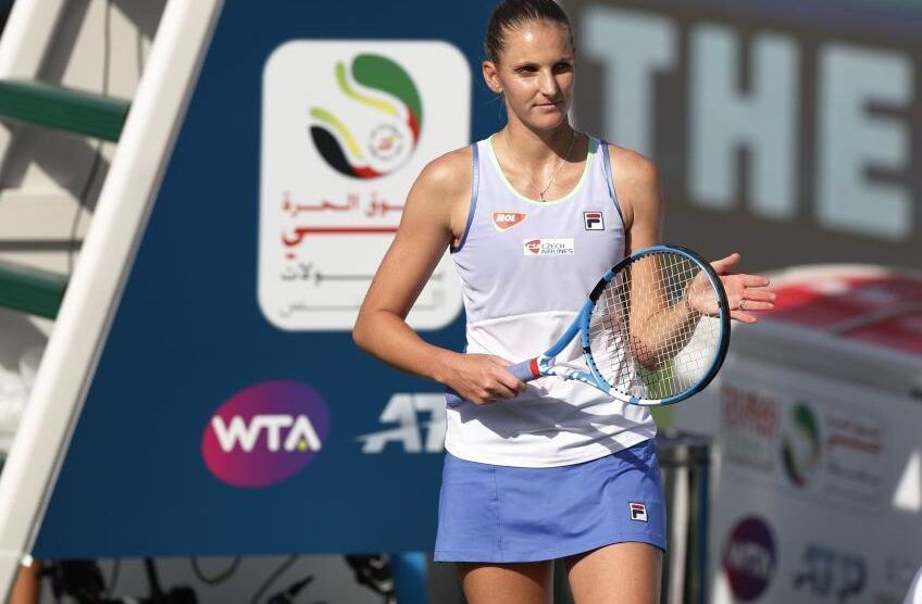 pliskova sevastova wta dubai