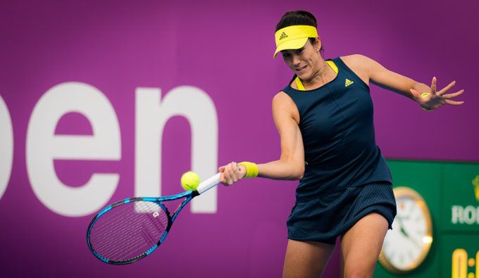 muguruza debut wta doha