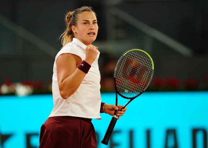 Sabalenka Pavlyuchenkova WTA Madrid