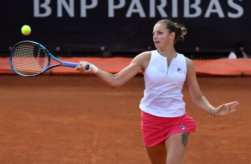 Pliskova Ostapenko WTA Roma