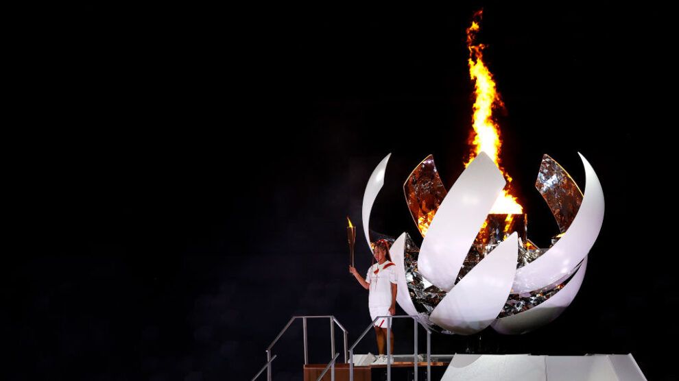 Osaka pebetero olímpico Tokio