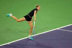Sasnovich Halep Indian Wells
