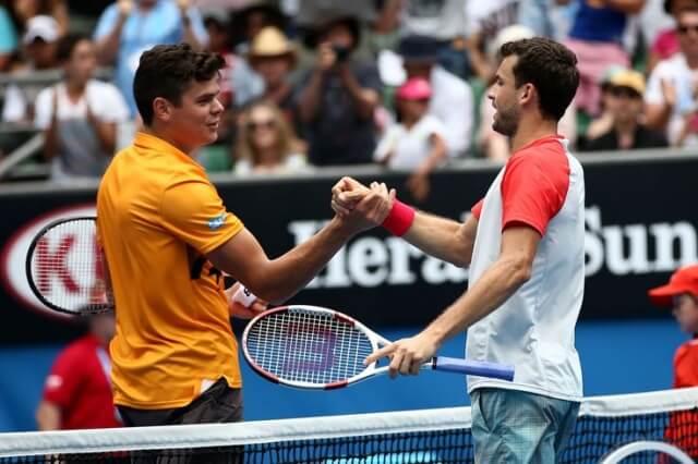 Dimitrov vs Raonic tenis
