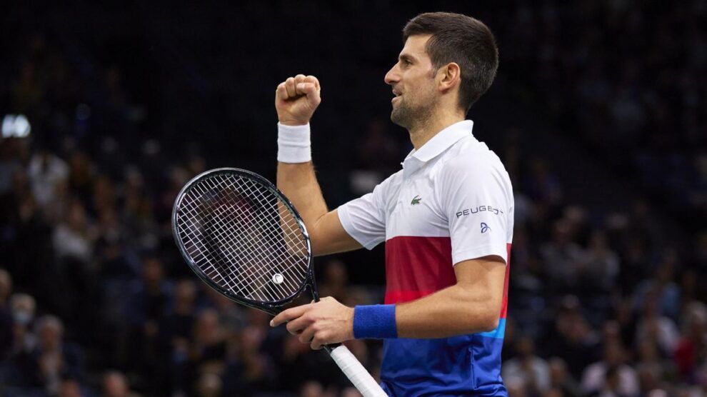 Medvedev Djokovic París Bercy