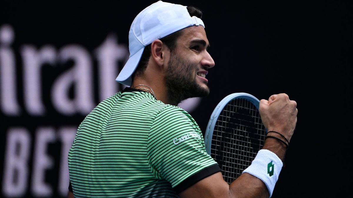 Berrettini aprueba el examen propuesto por Nakashima en el Open de Australia
