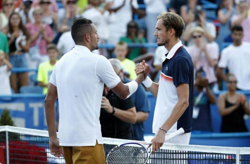 Kyrgios Medvedev partidos emocionan