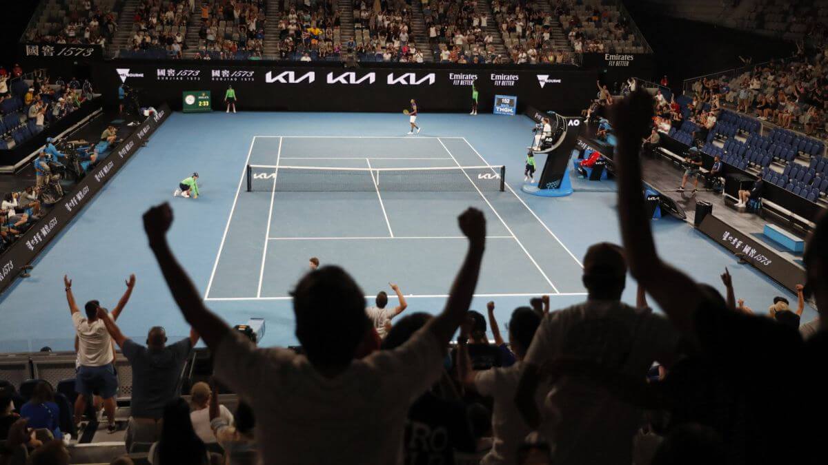 El Open de Australia 2022 triplicó en asistencia al de 2021