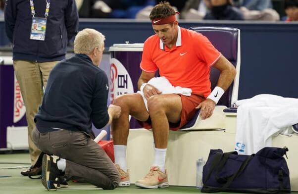 Del Potro tratamiento rodilla