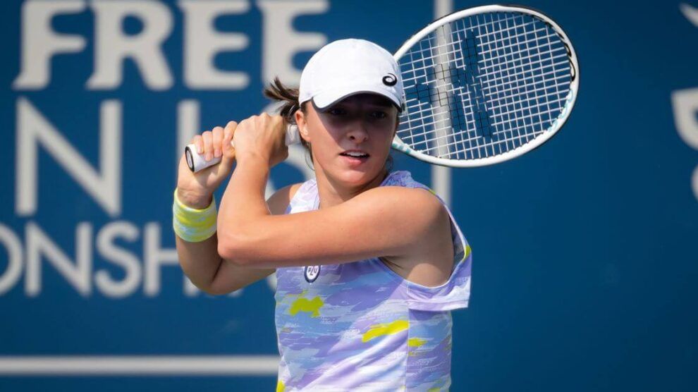 Swiatek Golubic WTA Doha