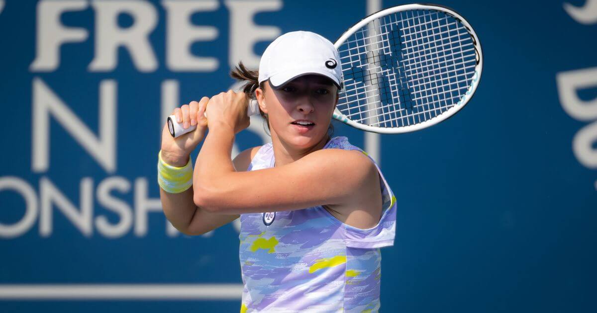 Swiatek Golubic WTA Doha