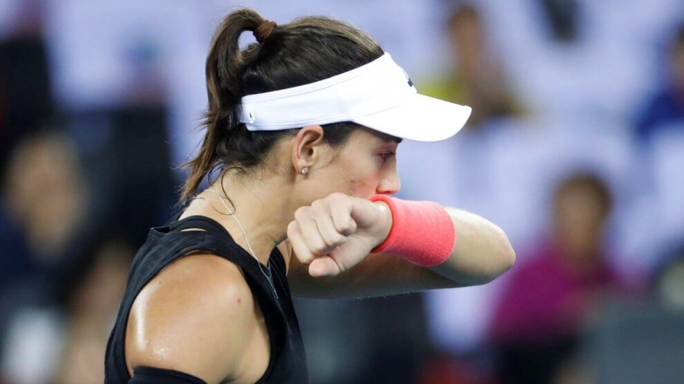 televisión wta dubai muguruza siniakova