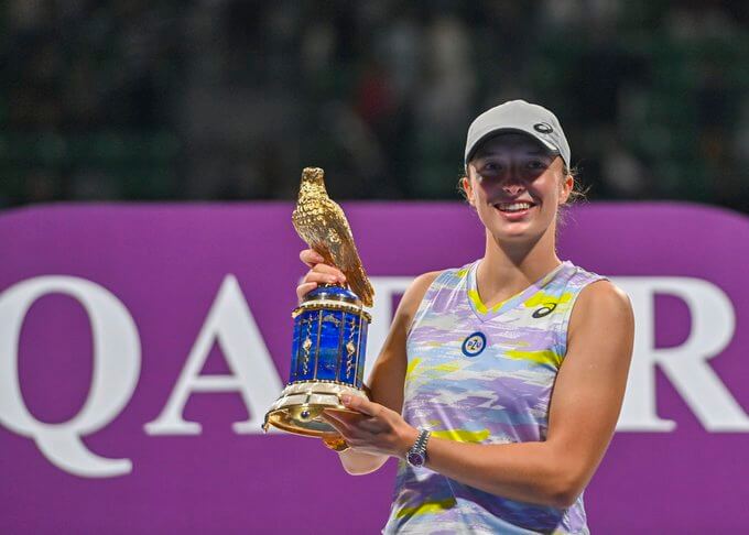 Kontaveit Swiatek WTA Doha