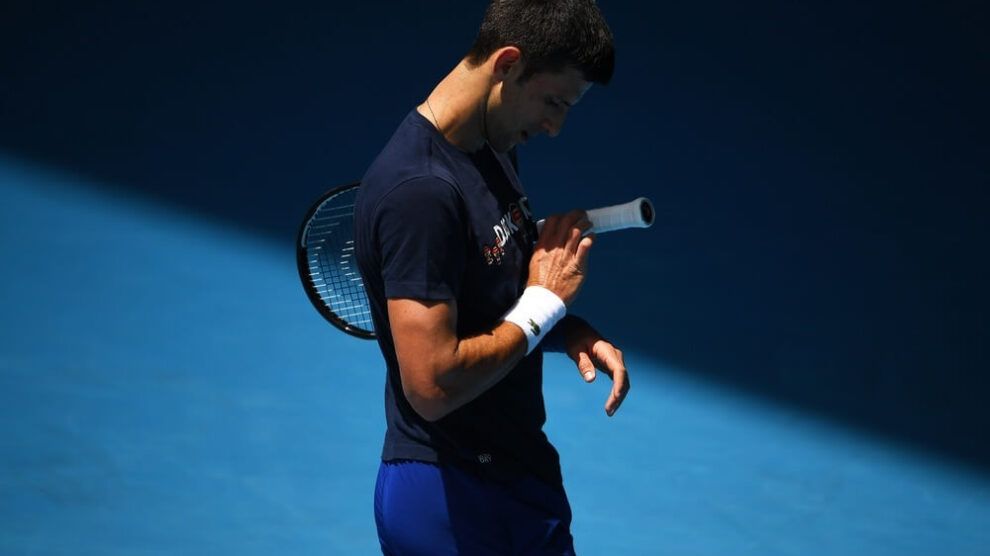 Djokovic entrevista equipe error