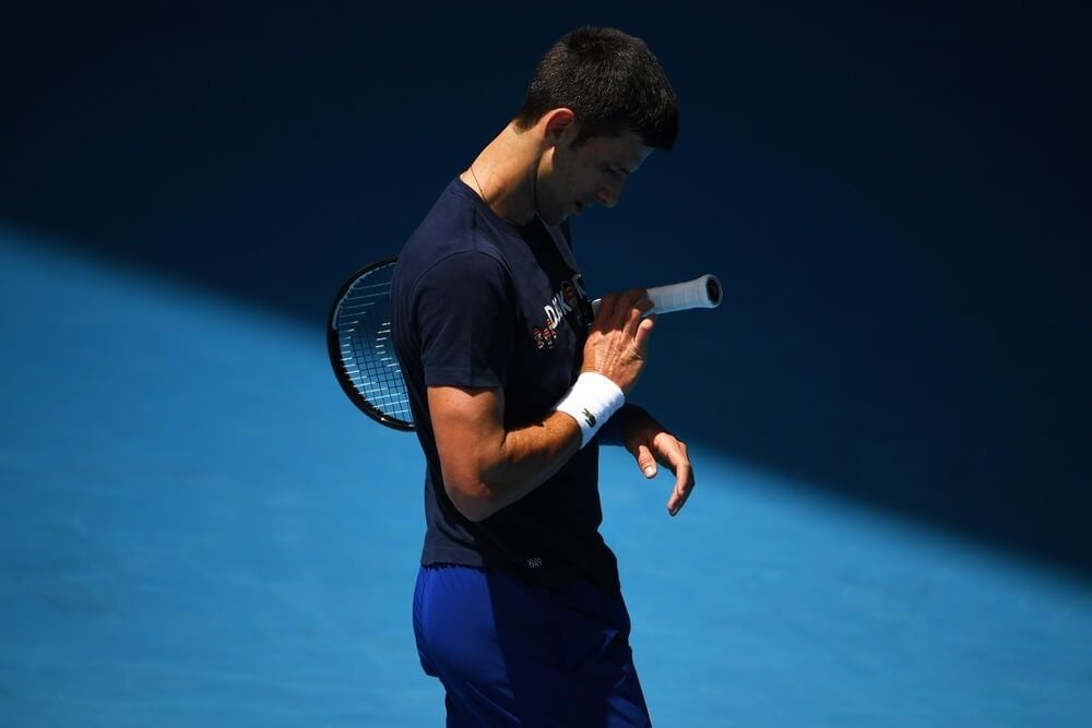 Djokovic entrevista equipe error