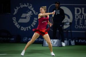 Halep Jabeur WTA Dubai