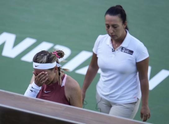 Lágrimas Azarenka Indian Wells