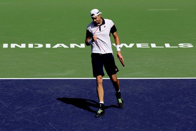 Isner Schwartzman Indian Wells