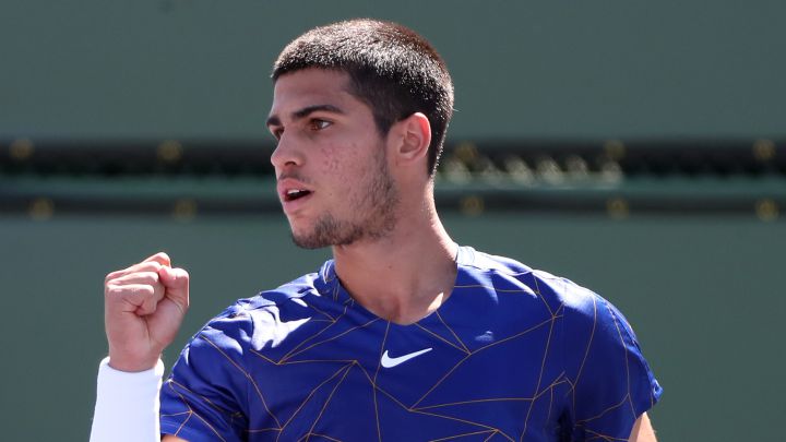 Alcaraz Monfils Indian Wells