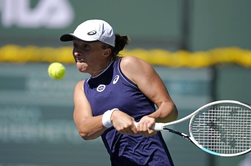 Swiatek Kerber Indian Wells