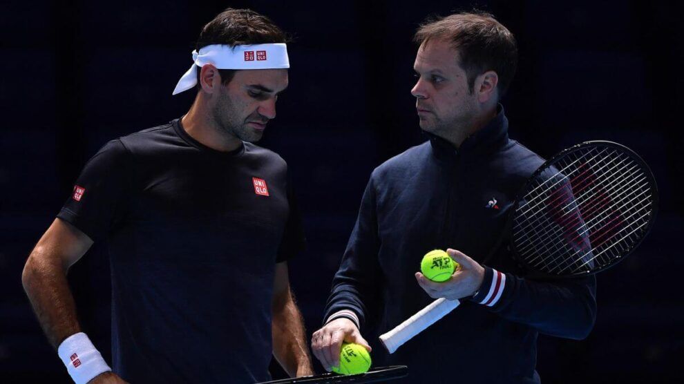 Luthi no Federer Wimbledon
