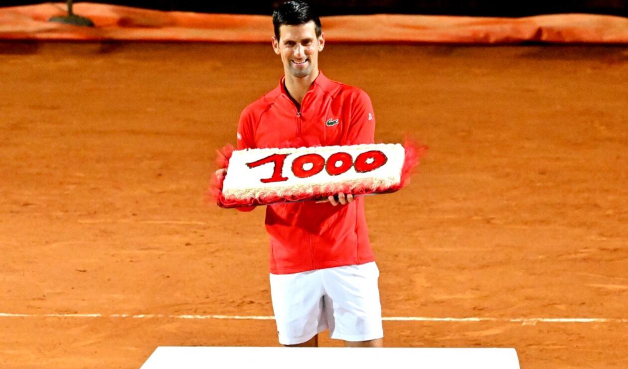 Las estadísticas de las 1000 victorias de Djokovic