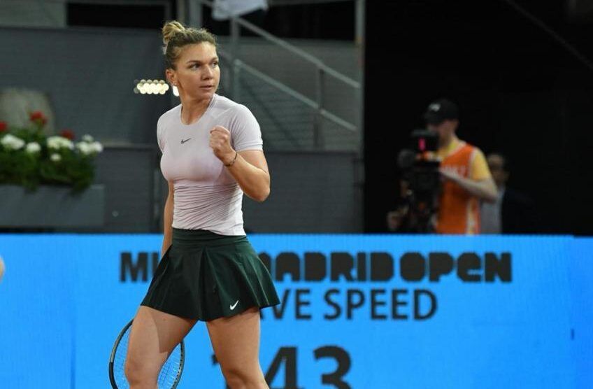 halep gauff wta madrid