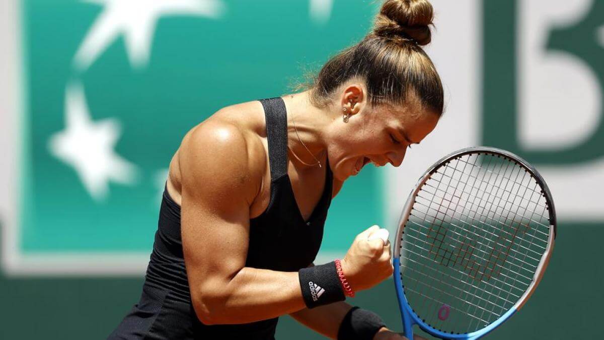 Sakkari supera a Burel en Roland Garros