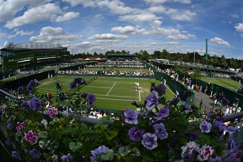 Cuidado la hierba Wimbledon