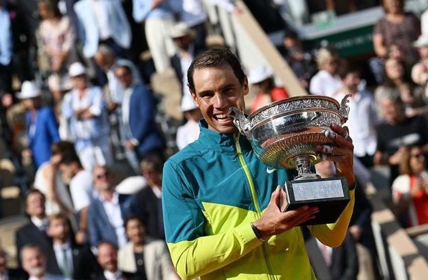 los títulos de rafa nadal en roland garros