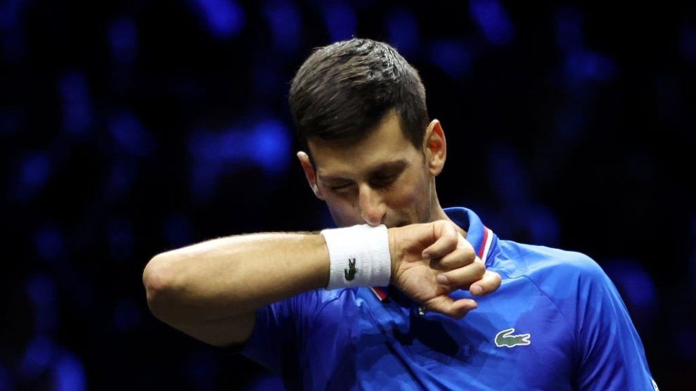 Djokovic problemas muñeca derecha