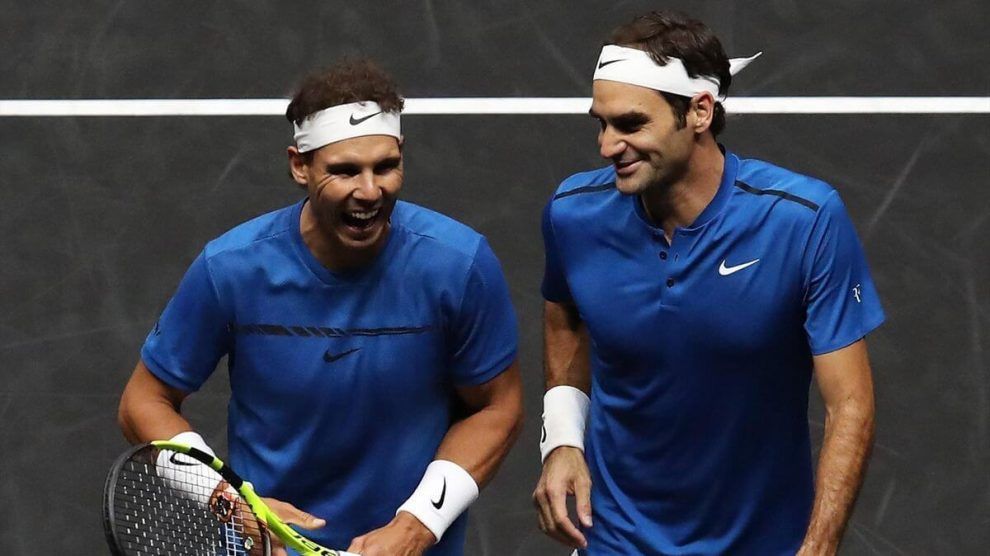 nadal lado roger feliz