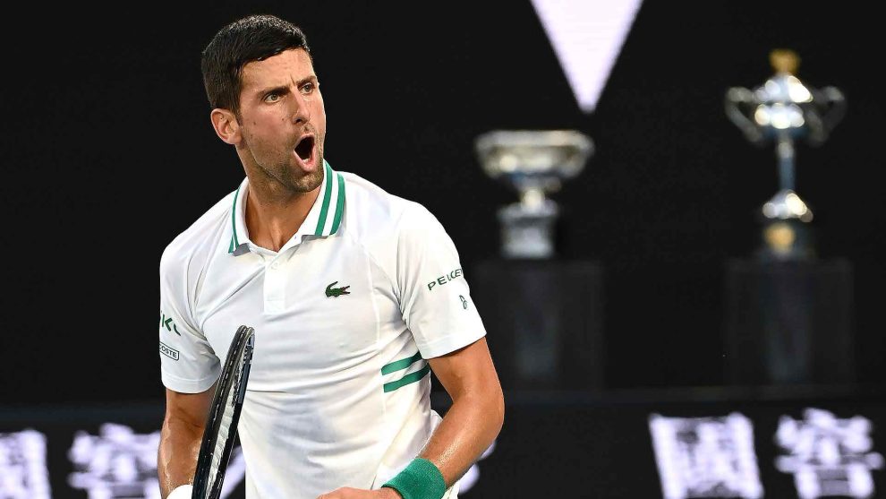 Djokovic empezar Australia alivio