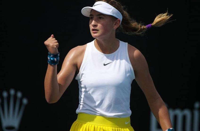 Victoria Jiménez Kasinsteva, local en Andorra. | Foto: WTA