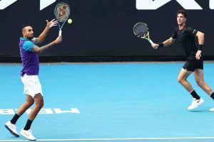 Kyrgios perder tiempo entrenando