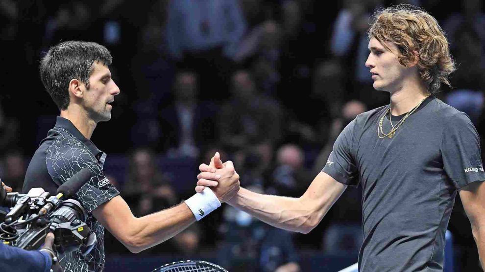 televisión horario world tennis league djokovic zverev
