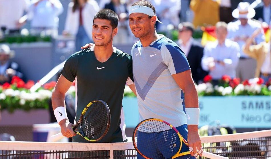 Nadal Alcaraz enfrentarán exhibición