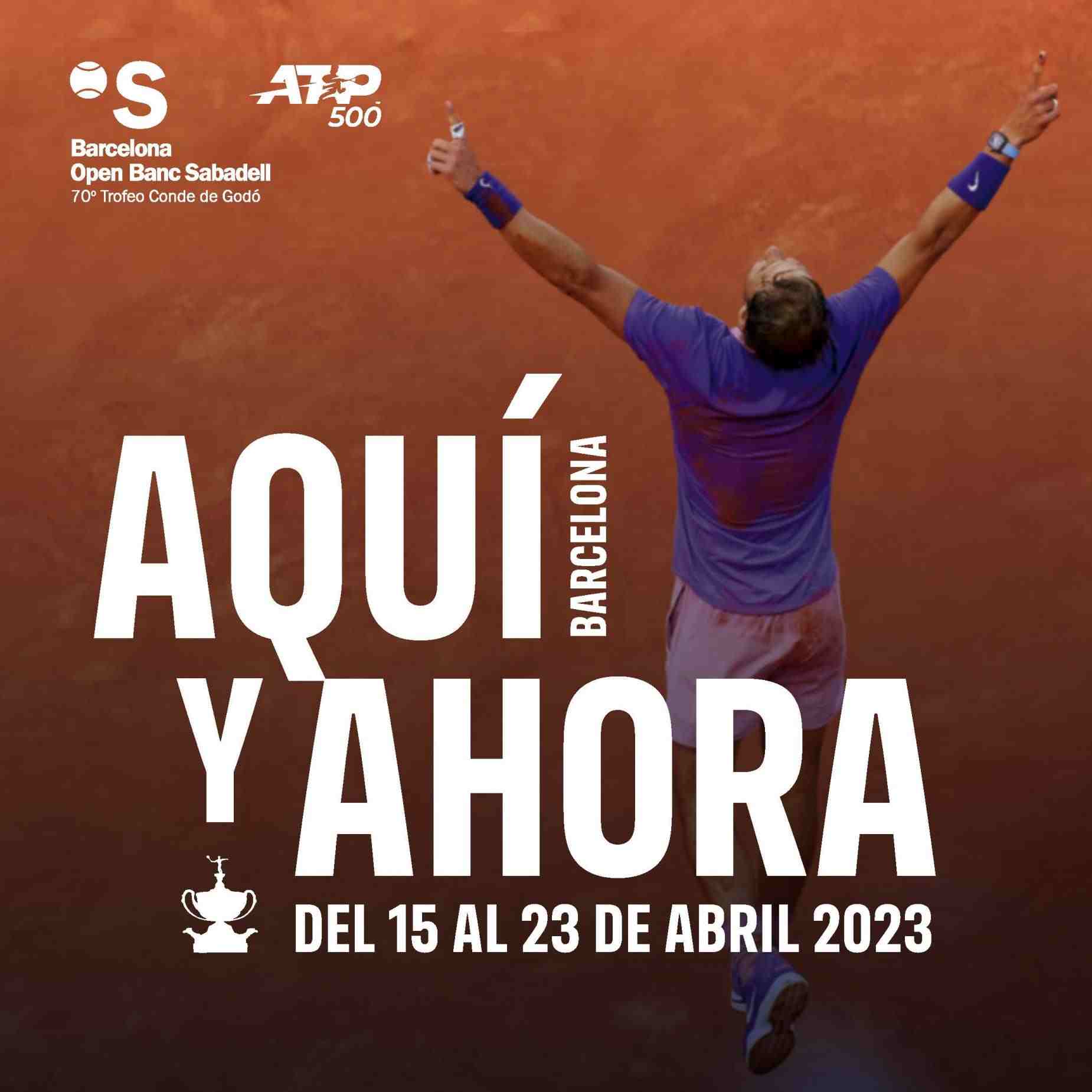 Nadal confirmado para el ATP Barcelona 2023