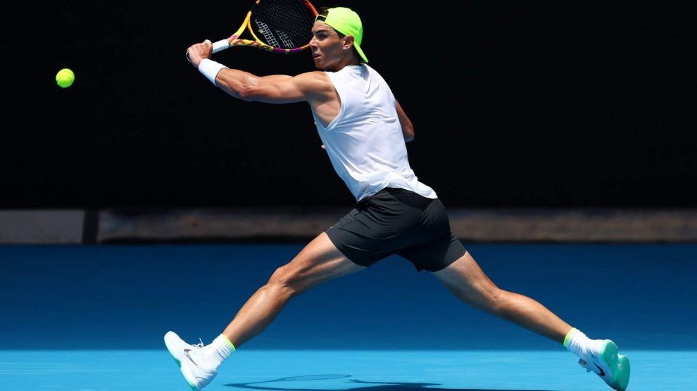 Nadal entrenará de miñaur miércoles australia