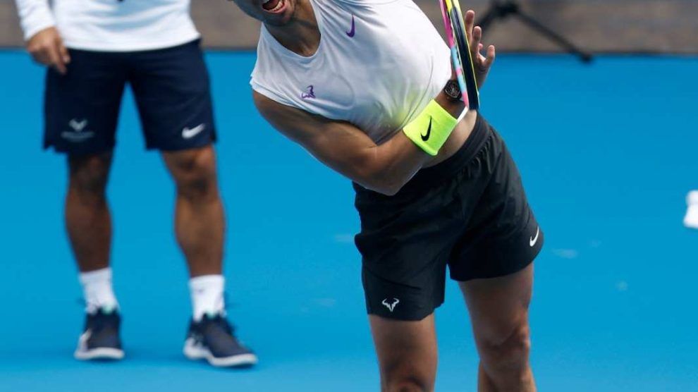 Nadal entrenará dimitrov sábado australia