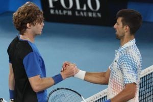 Rublev Djokovic realmente bien